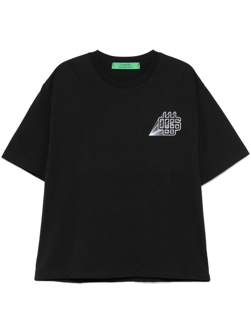 Garment workshop logo印花T恤 - 黑色