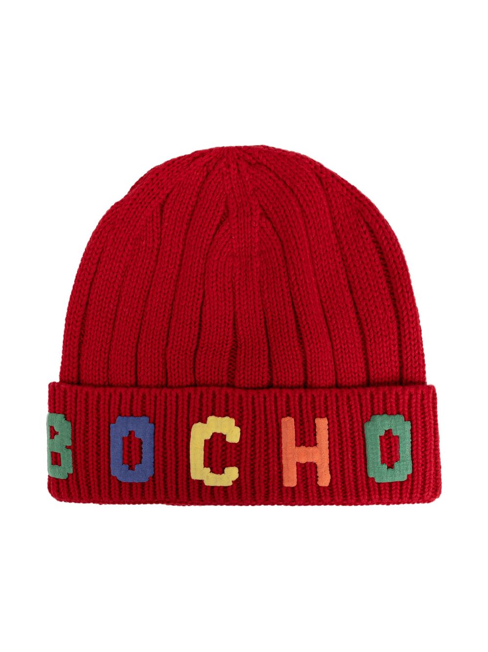 Bobo Choses logo压纹套头帽 - 红色