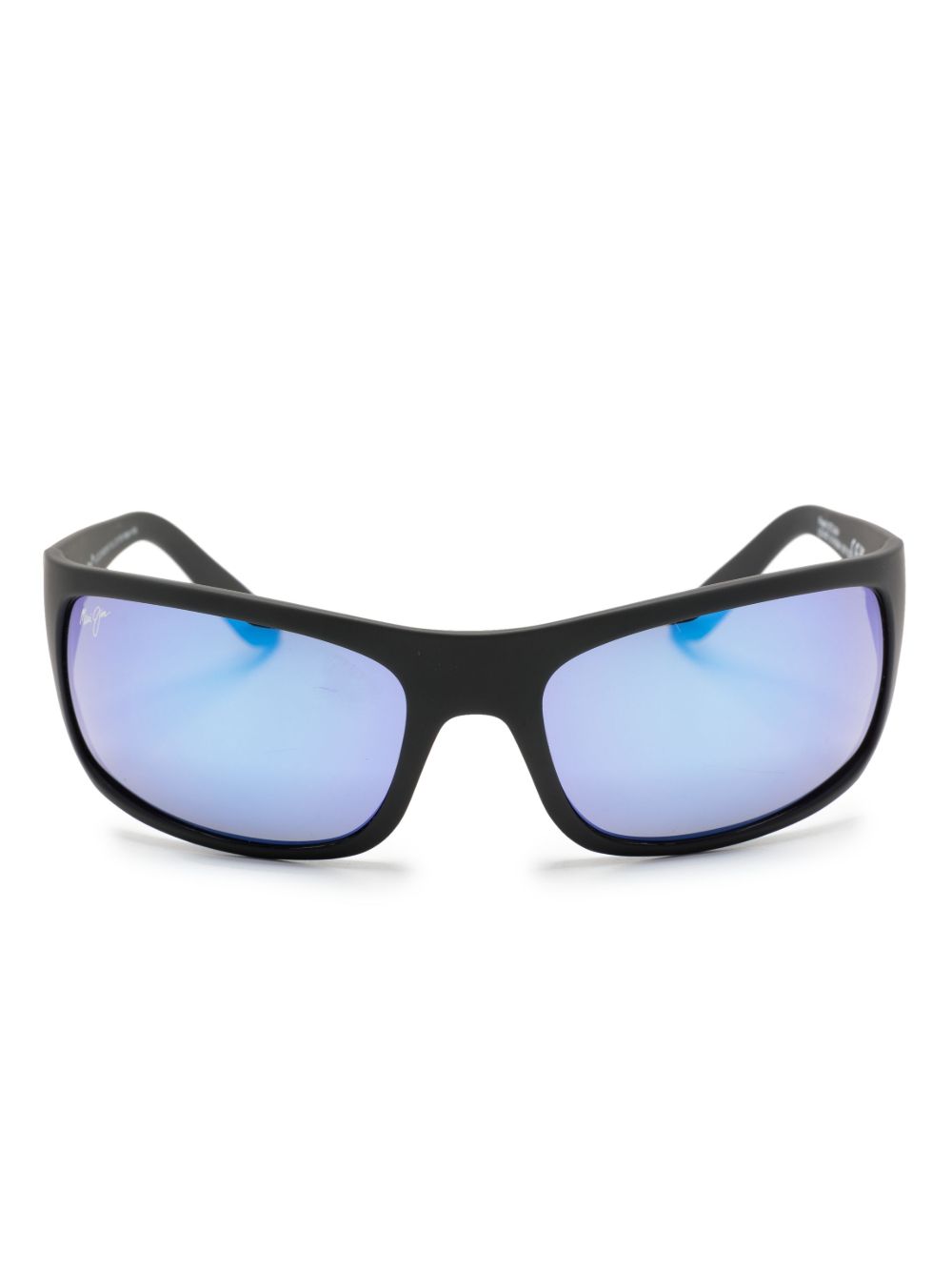Maui Jim 长方形镜框镜面太阳眼镜 - 黑色