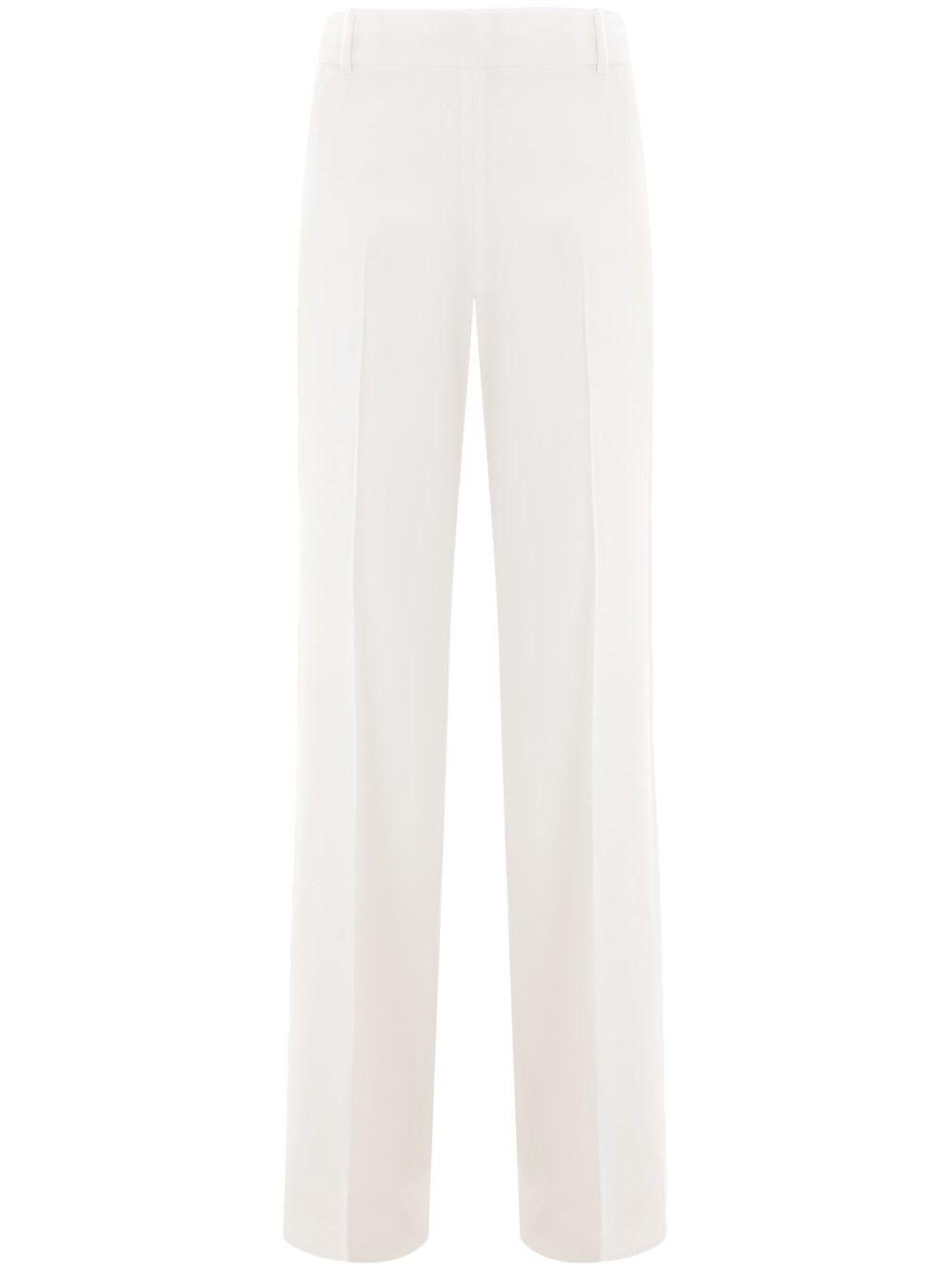 Ermanno Scervino creased palazzo pants - 白色