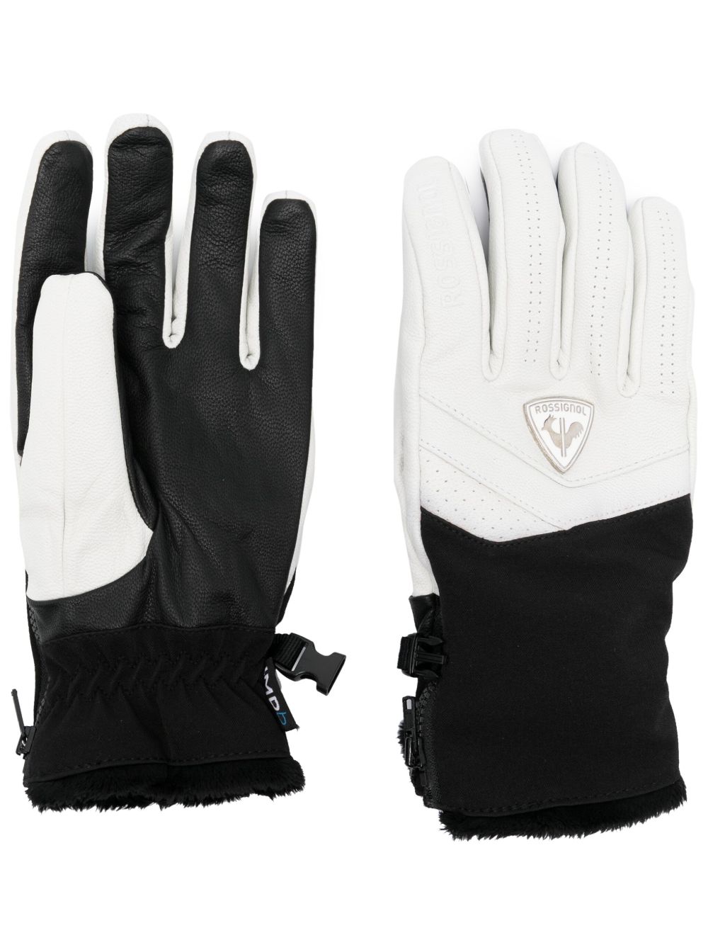 Rossignol Elite 皮质滑雪手套 - 白色