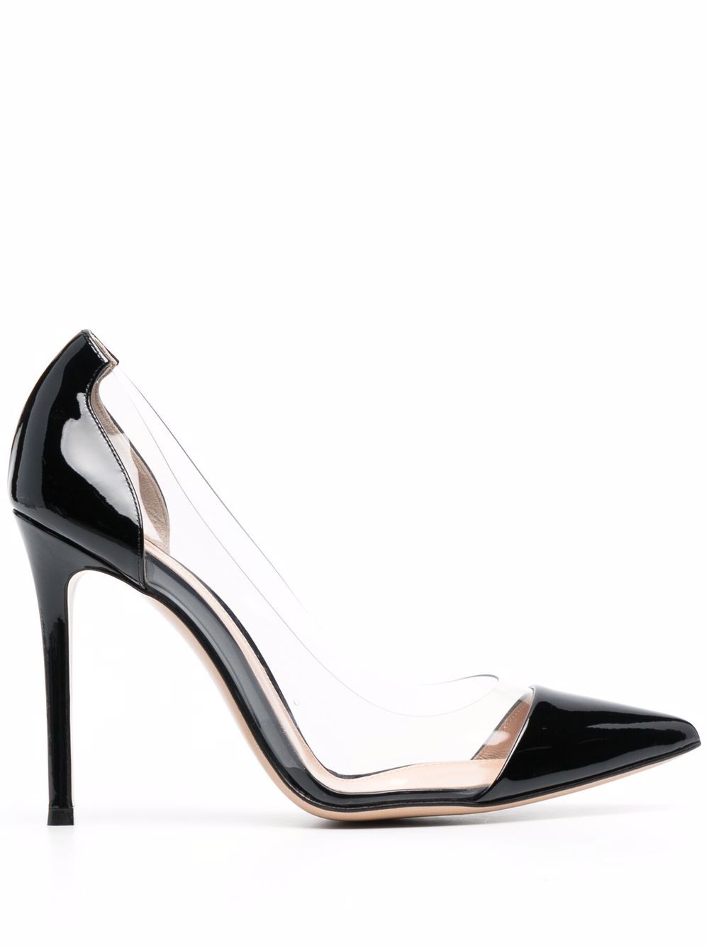Gianvito Rossi Plexi 高跟鞋 - 黑色