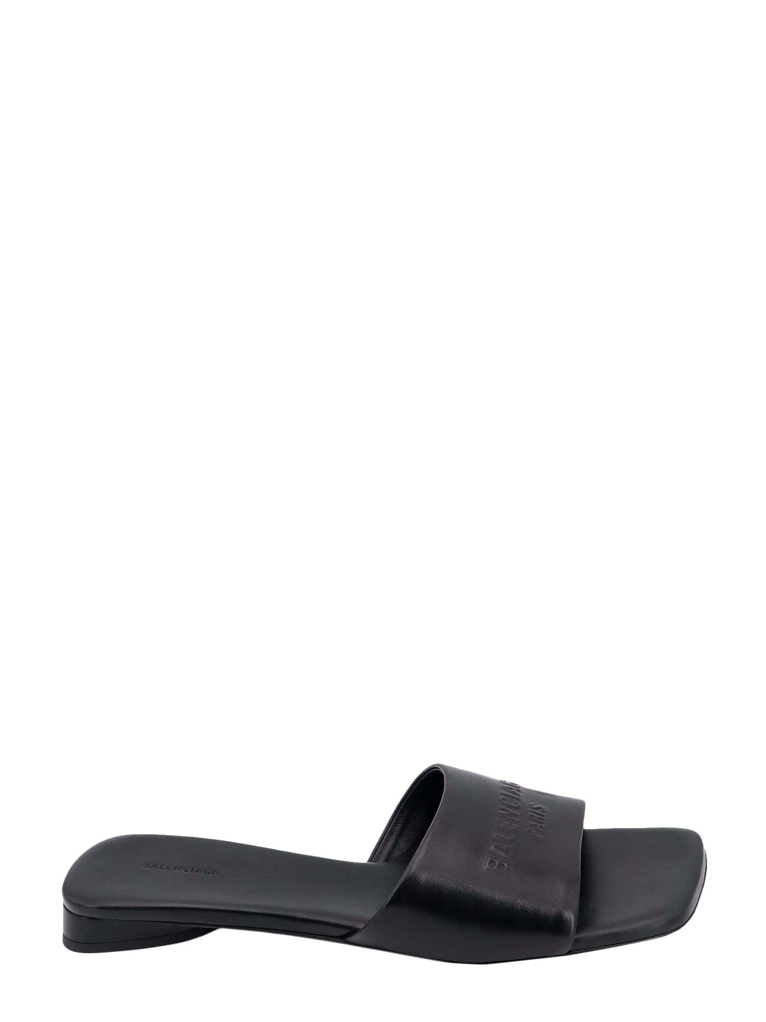 Balenciaga 免税款皮革凉鞋
