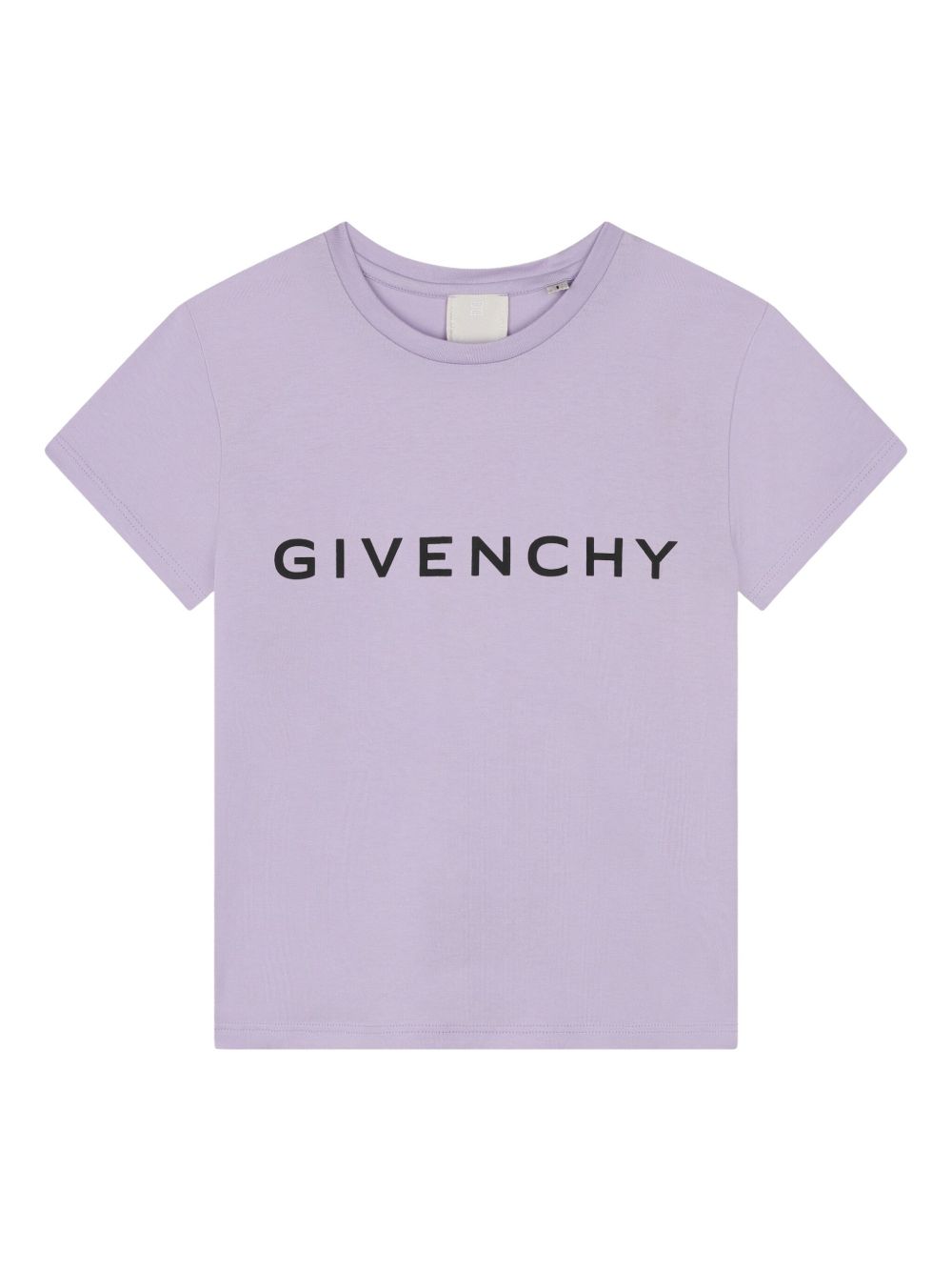 Givenchy Kids logo印花T恤 - 紫色