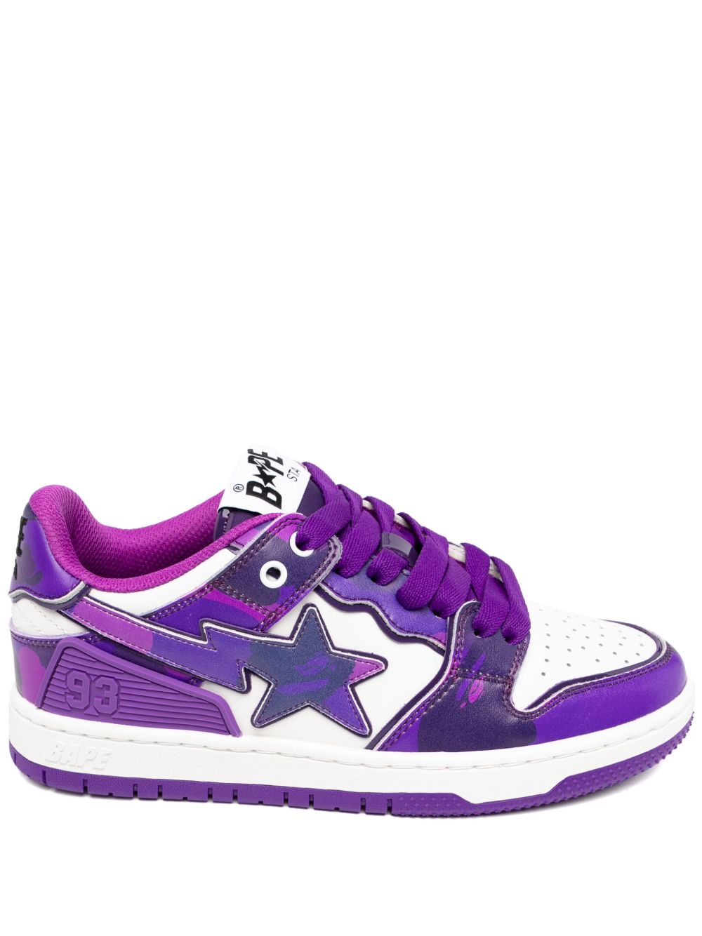 A BATHING APE® Sk8 Sta #1 M2 运动鞋 - 紫色