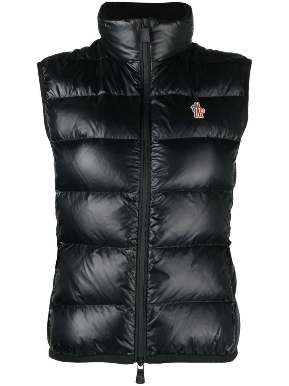 Moncler Grenoble Grenoble 绗缝马甲 - 黑色