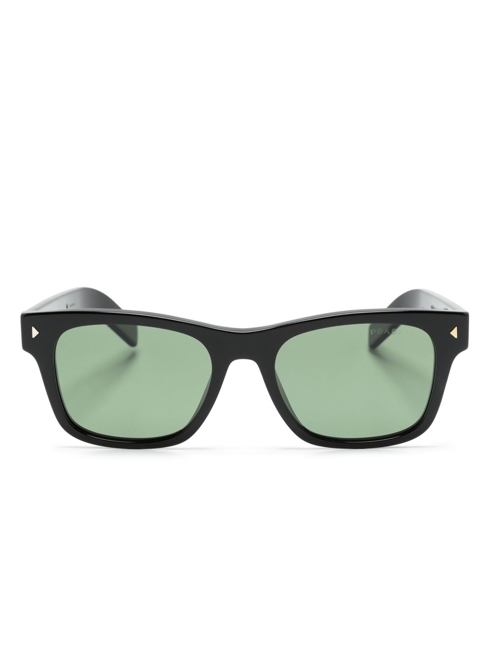 Prada Eyewear 方框太阳眼镜 - 黑色