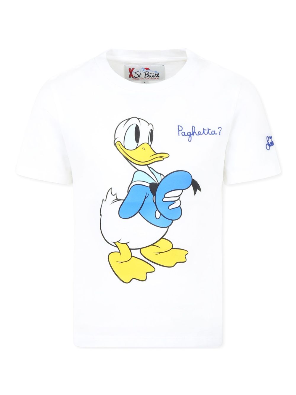 MC2 Saint Barth Kids x Disney 印花T恤 - 白色