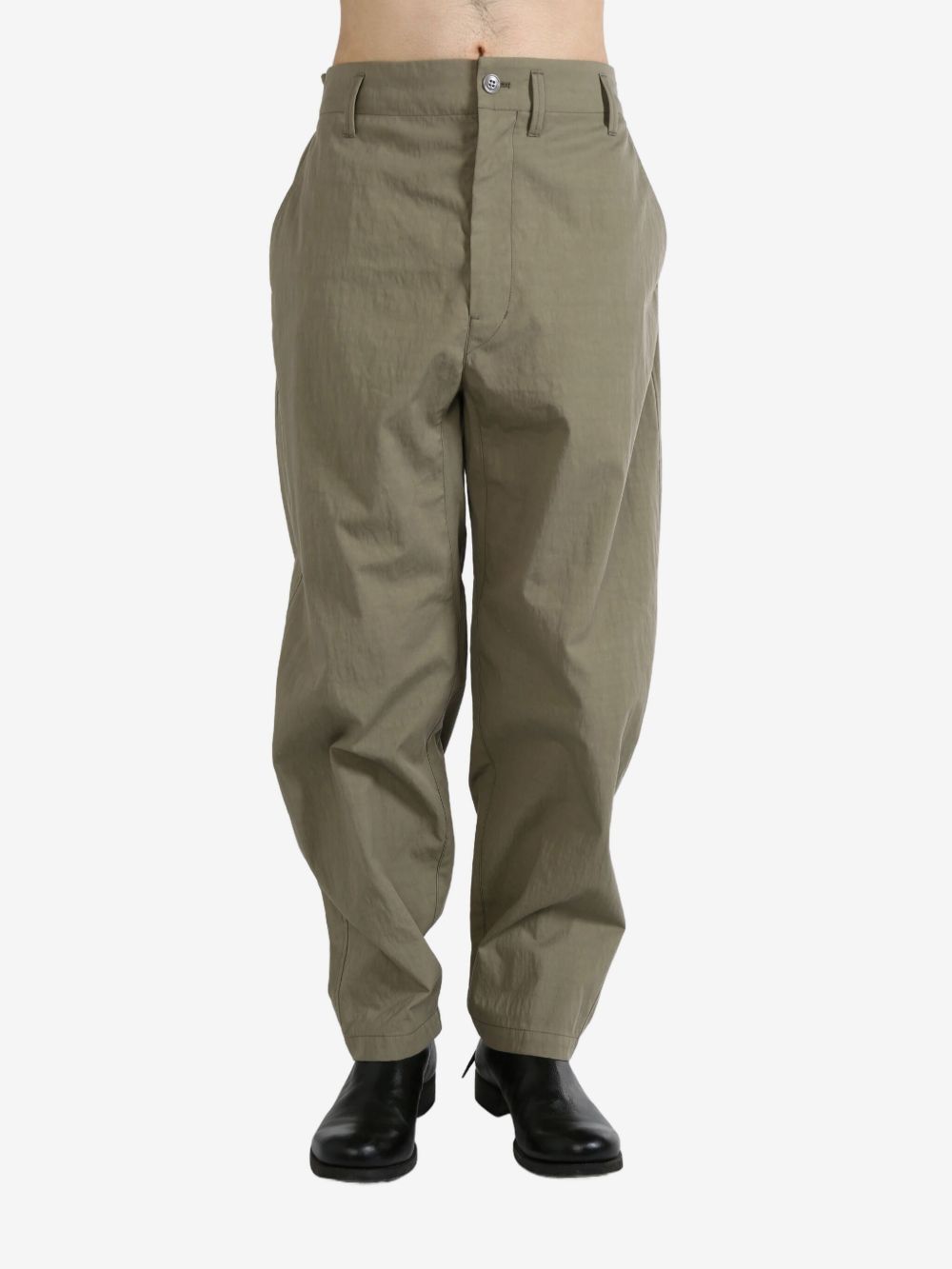LEMAIRE tapered trousers - 绿色