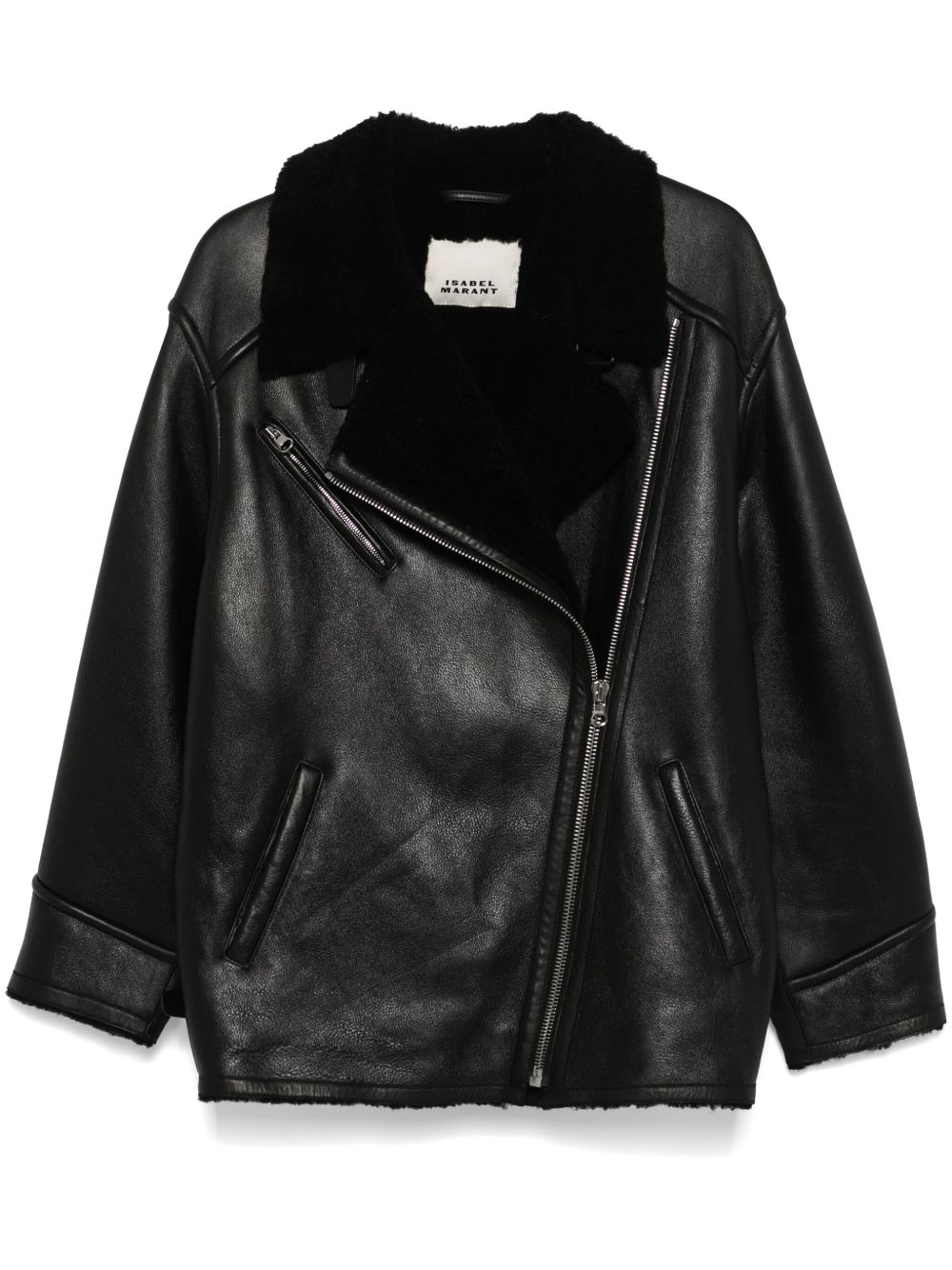 ISABEL MARANT Adelina 机车夹克 - 黑色