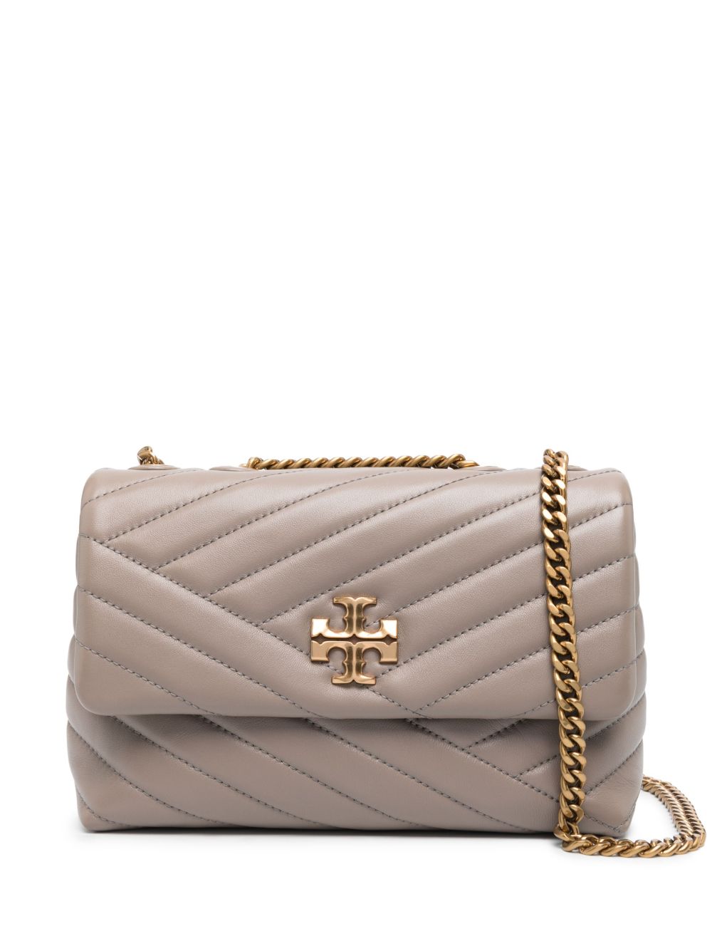 Tory Burch Kira Chevron 两用小号单肩包 - 灰色