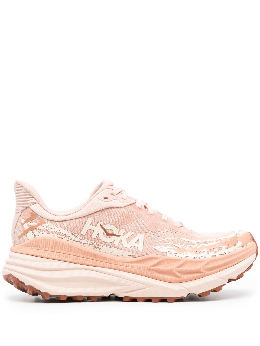 HOKA Stinson 7 logo印花运动鞋 - 粉色