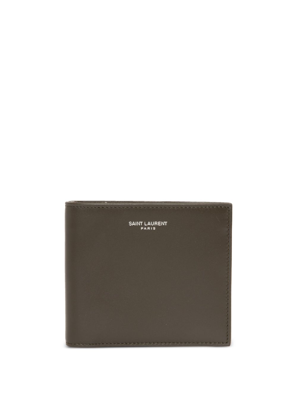 Saint Laurent 皮质钱包 - 绿色