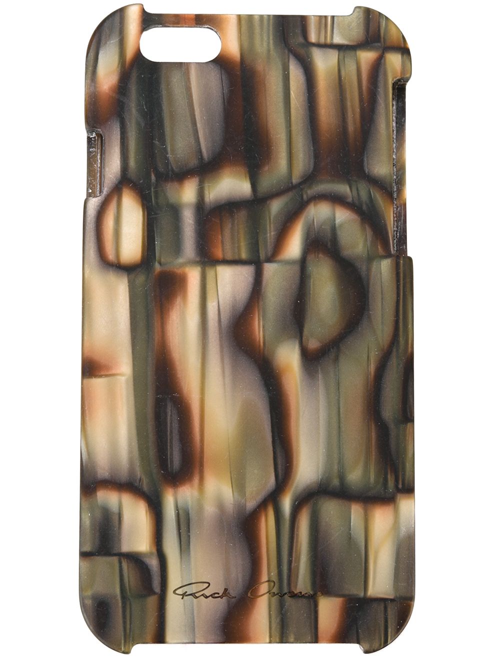 Rick Owens 抽象印花iPhone 6手机壳 - 彩色