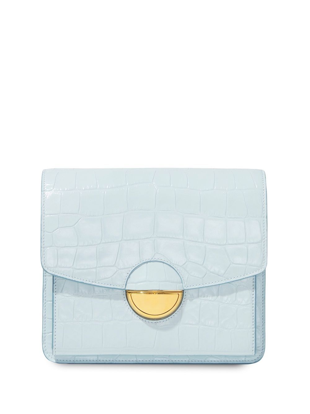 Proenza Schouler Dia 日常仿鳄鱼纹单肩包 - 蓝色
