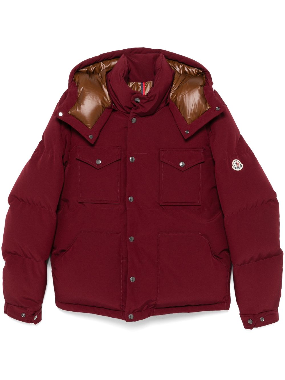 Moncler Fornas 蓬松夹克 - 红色