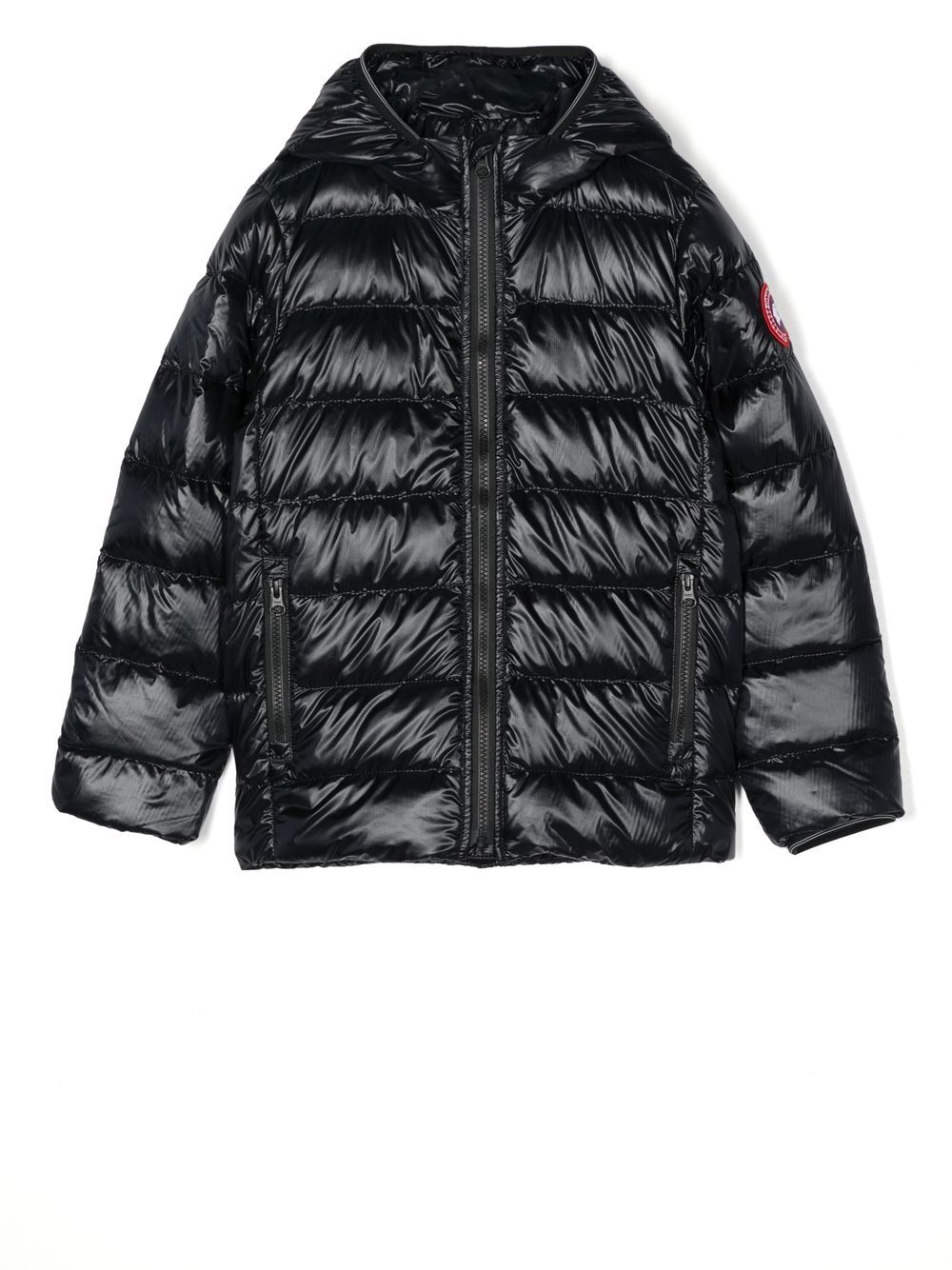 Canada Goose Kids Crofton 填充夹克 - 黑色