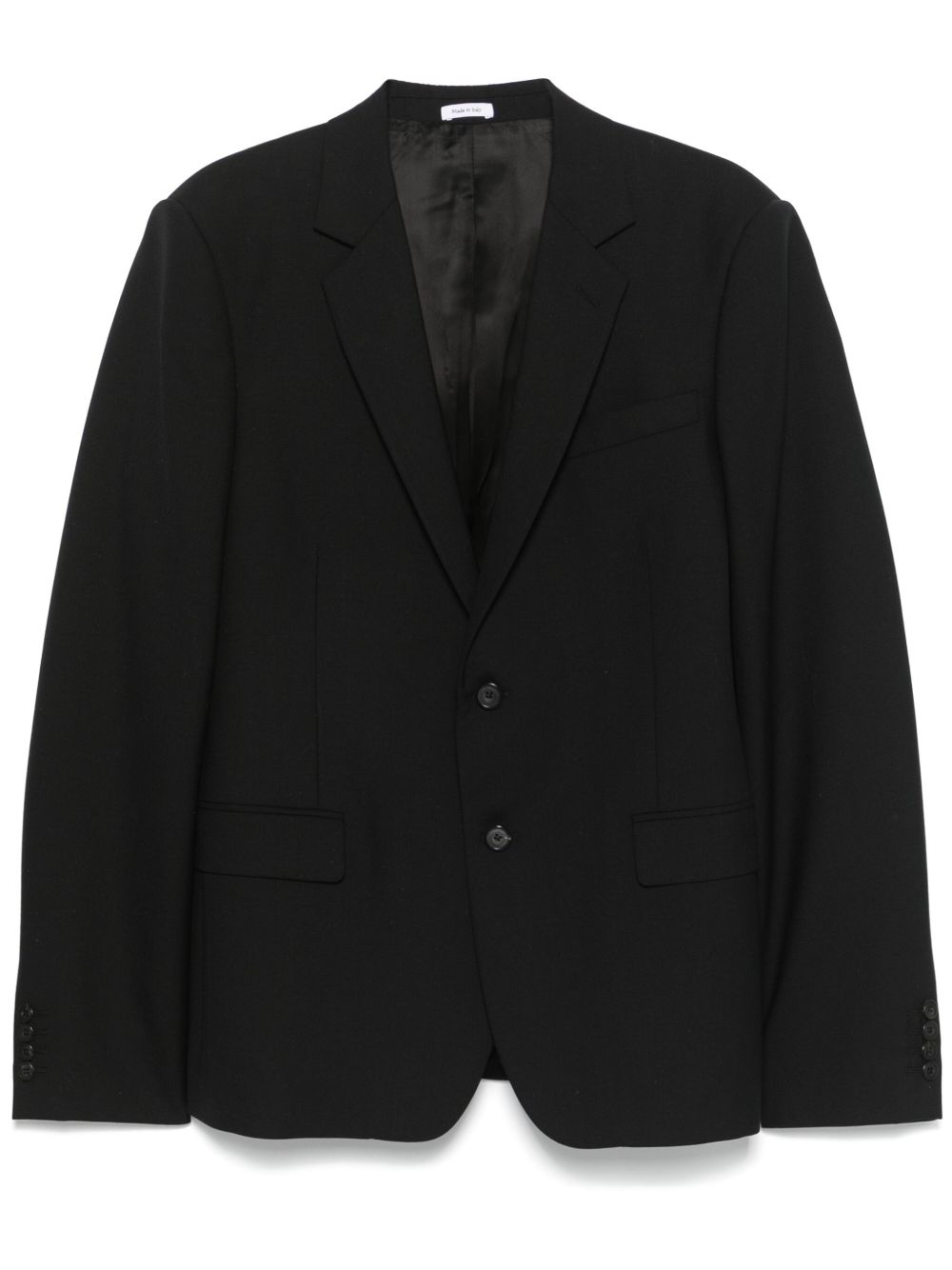 Alexander McQueen 羊毛西装夹克 - 黑色