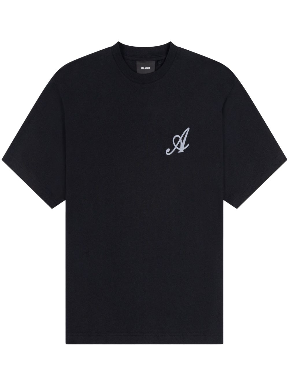 Axel Arigato logo刺绣T恤 - 黑色