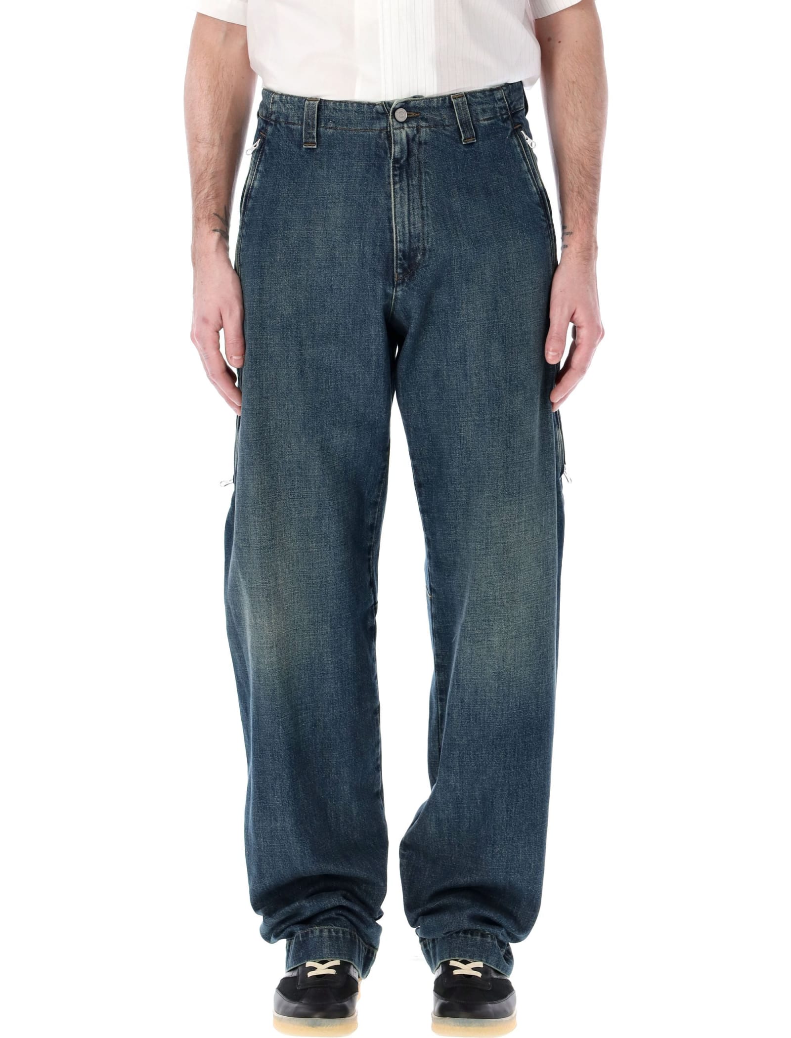 MM6 Maison Margiela Zipped Denim Trousers