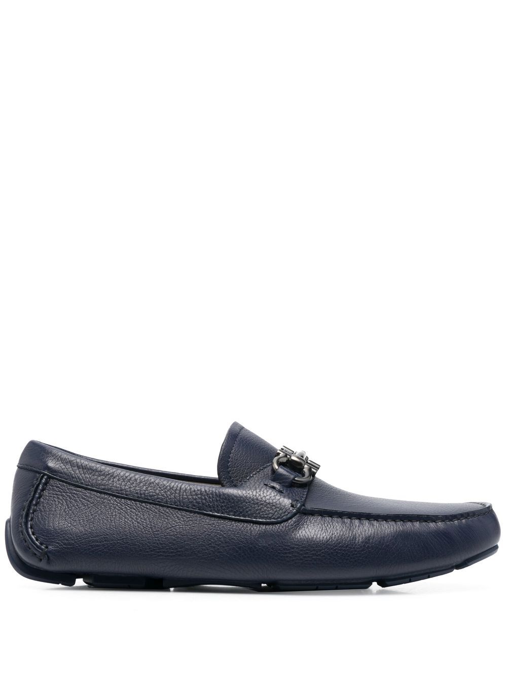 Ferragamo Gancini 扣环乐福鞋 - 蓝色