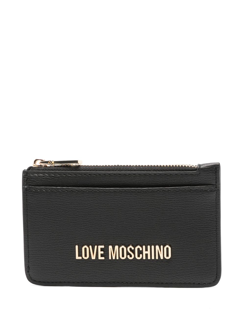 Love Moschino logo钱包 - 黑色