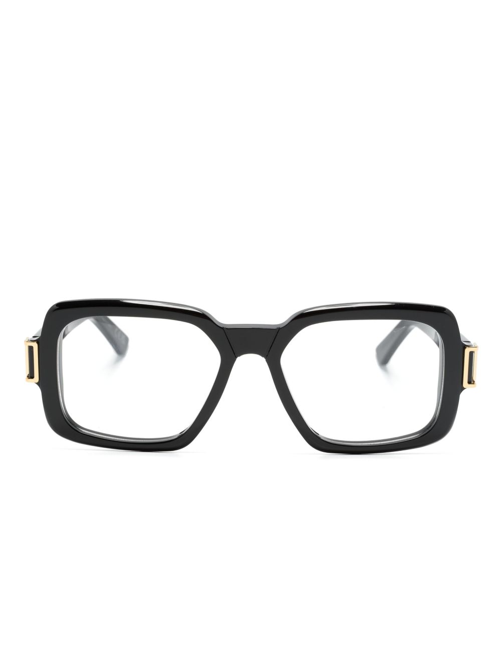 Marni Eyewear Zamalek 长方形框眼镜 - 黑色