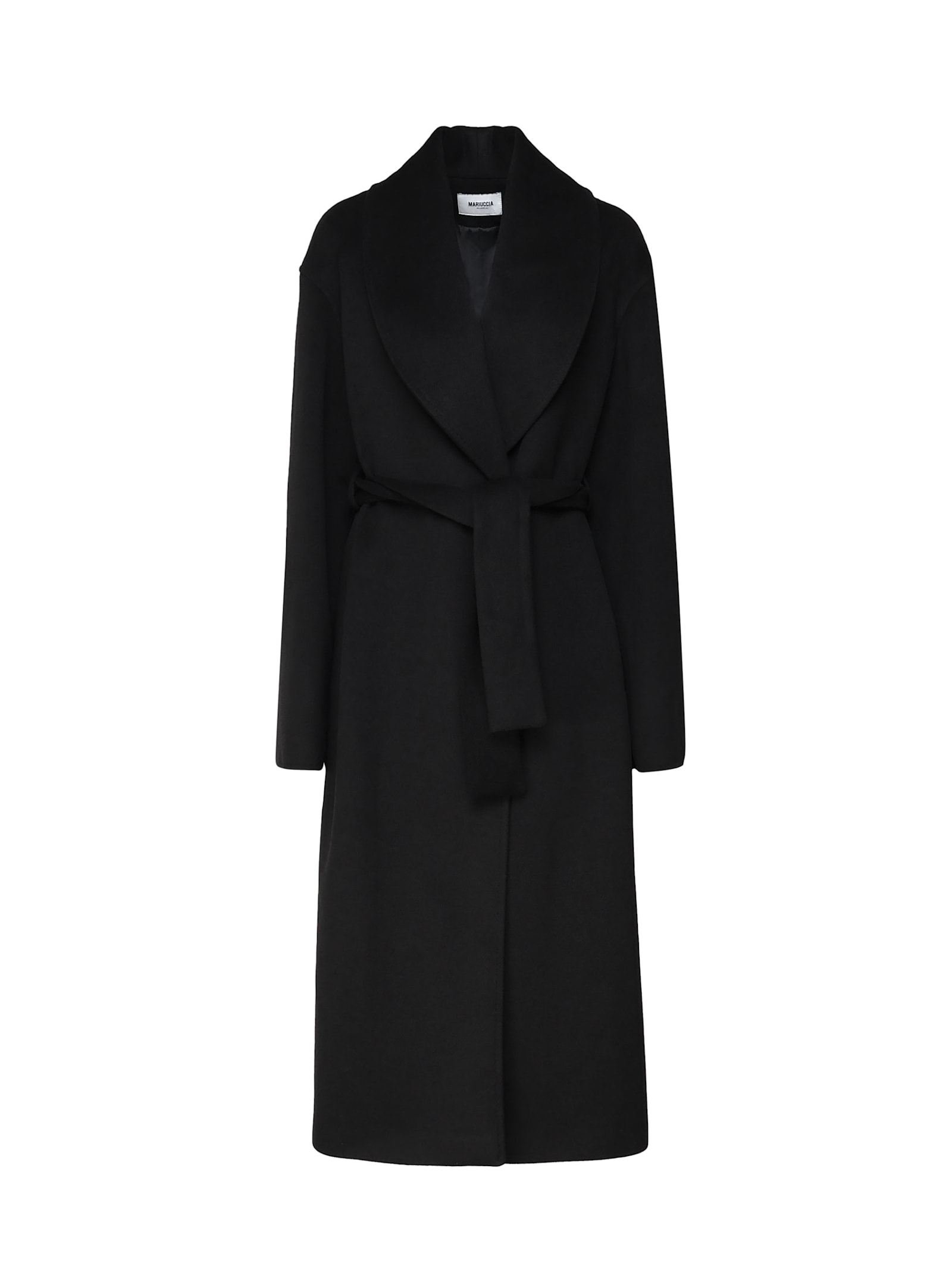 Mariuccia Milano Kids Wrap Coat In Wool