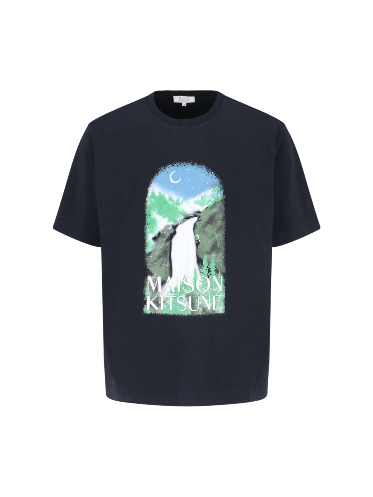 Maison Kitsuné 'Waterfall' Print T-Shirt