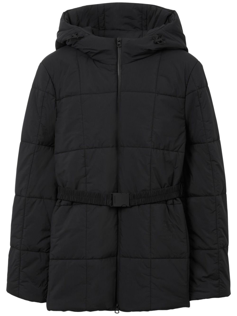 Burberry 长袖填充夹克 - 黑色