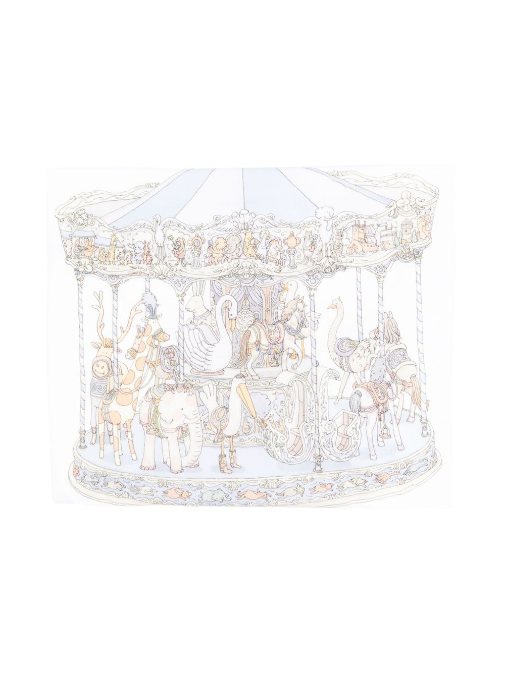 Atelier Choux Carousel 床笠 - 白色