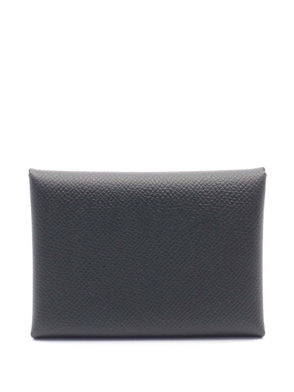 Hermès Pre-Owned Calvi Duo 卡夹（2024年典藏款） - 黑色