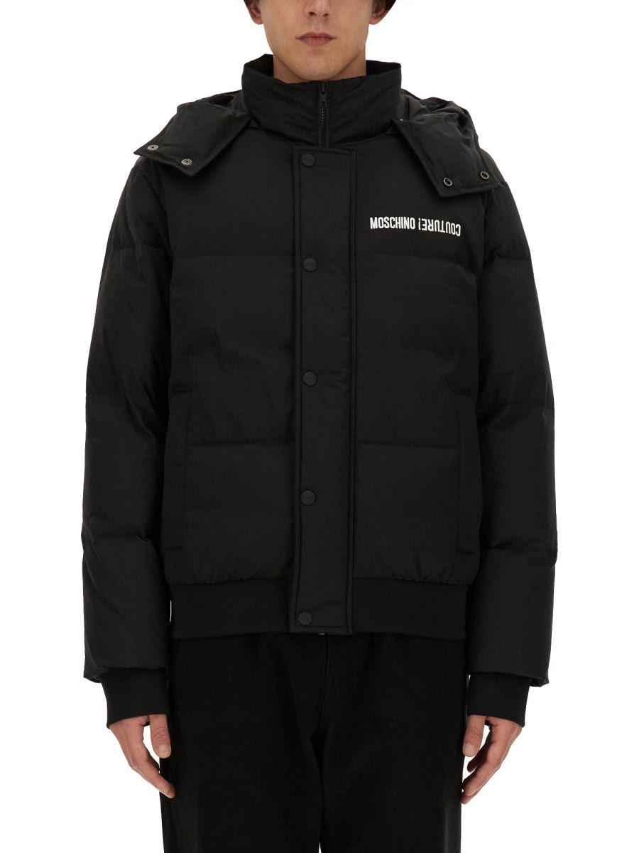 Moschino 带Logo羽绒服