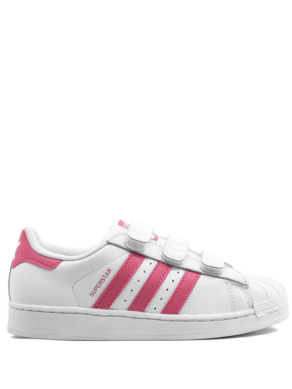adidas Kids Superstar CF C板鞋 - 白色