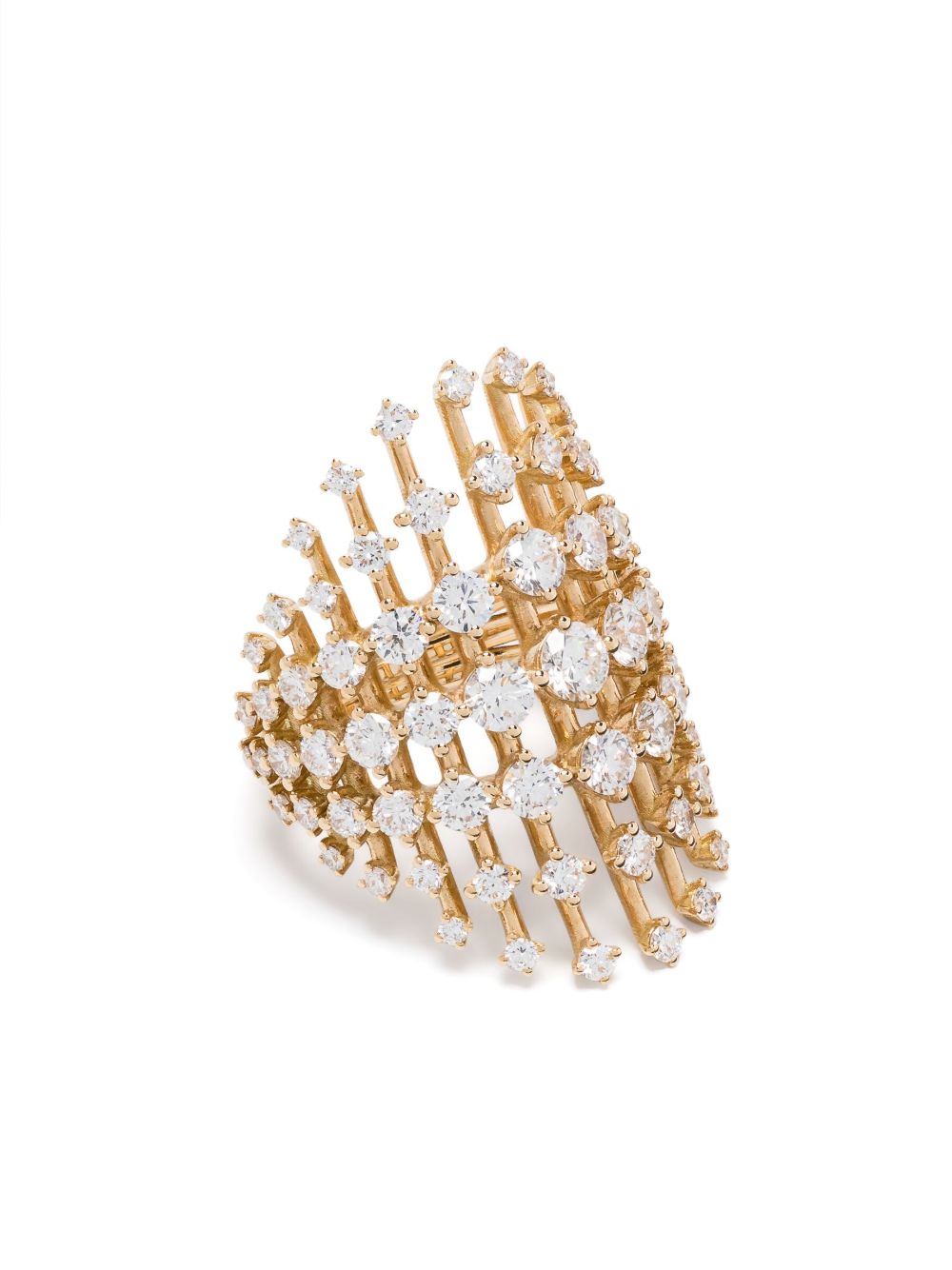 Fernando Jorge 18kt Yellow Gold Disco Medium diamond ring - 金色