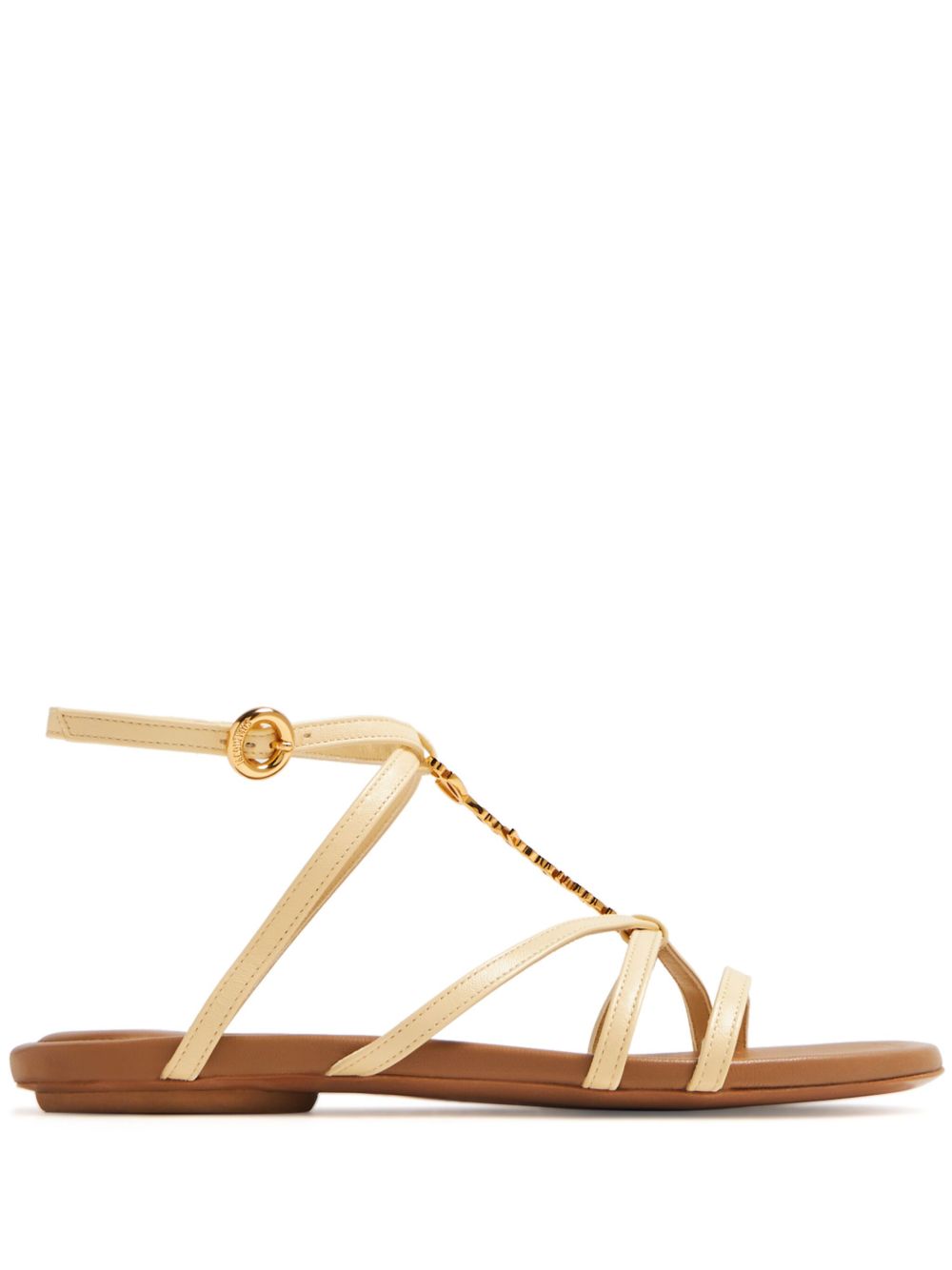 Jacquemus Les sandales Pralu 皮质凉鞋 - 中性色