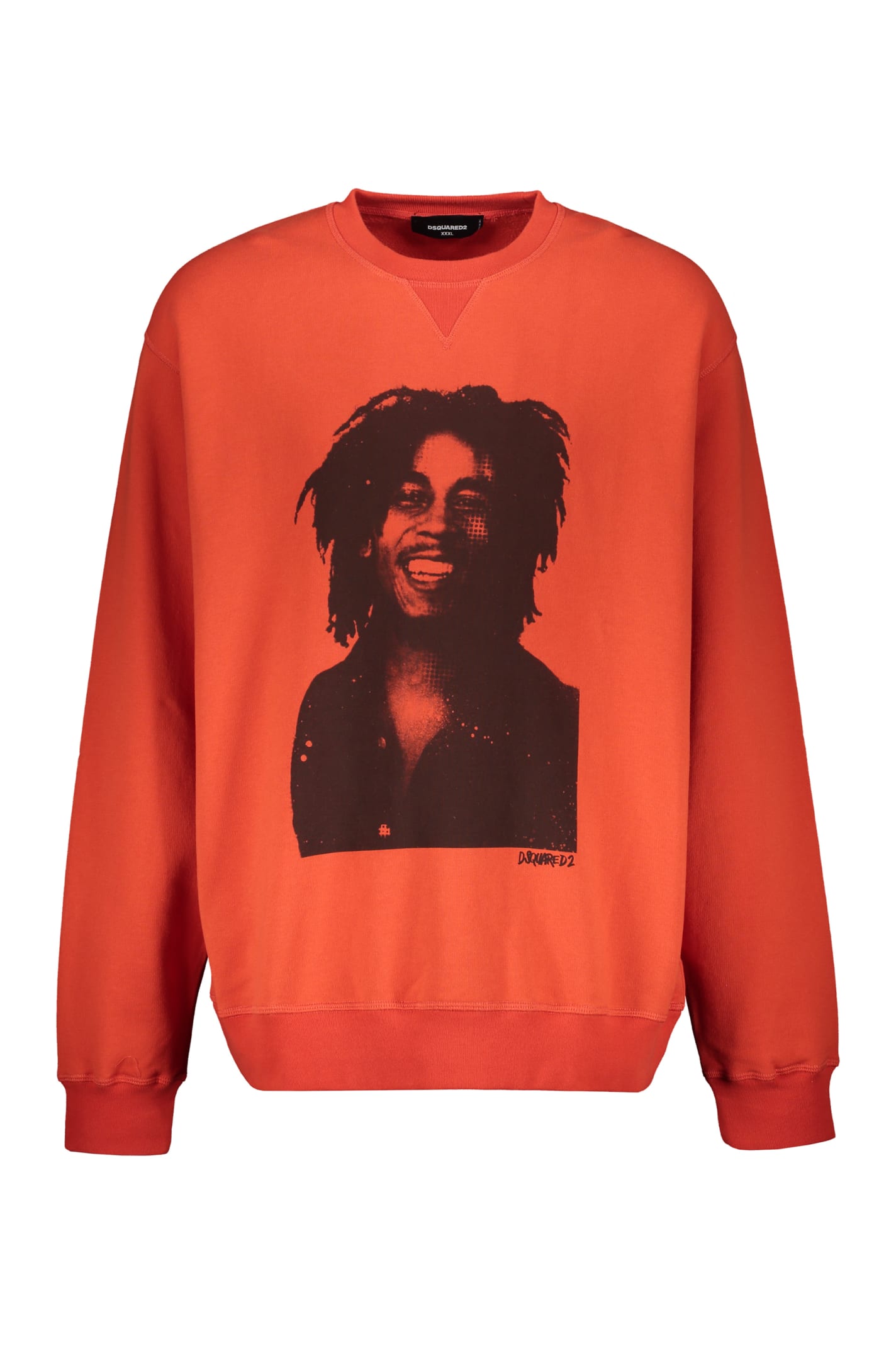 Dsquared2 Printed Cotton Sweatshirt