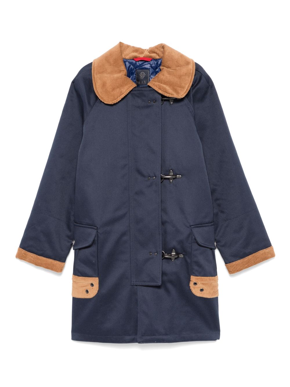 Fay Kids 3 Ganci 大衣 - 蓝色