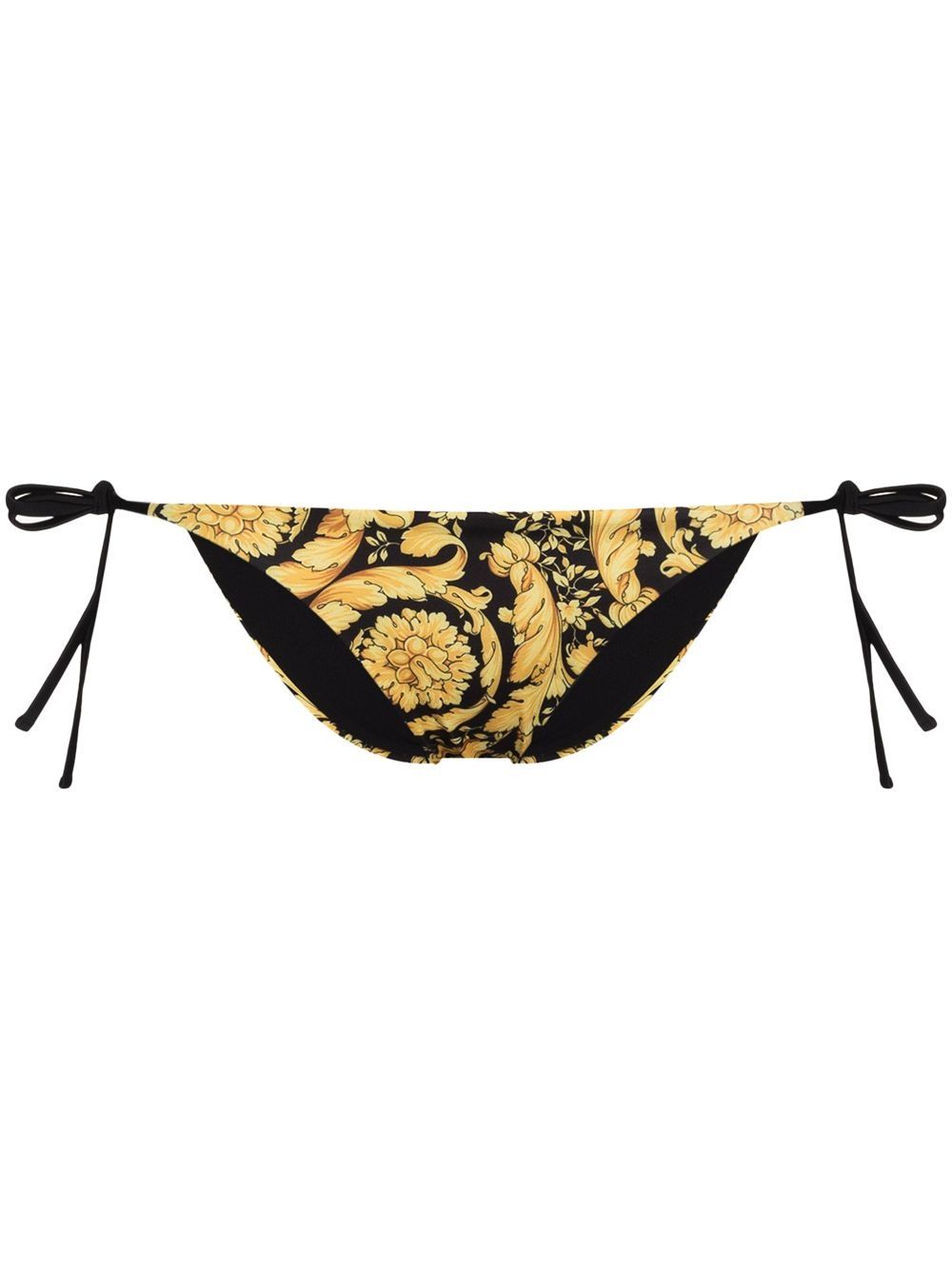 Versace 范思哲 Baroque 比基尼三角裤 - 黑色