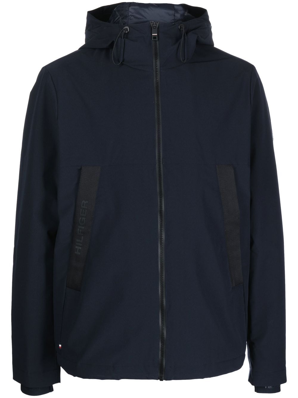 Tommy Hilfiger 连帽拉链夹克 - 蓝色