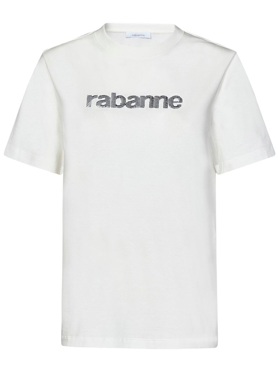 Rabanne 棉质圆领T恤