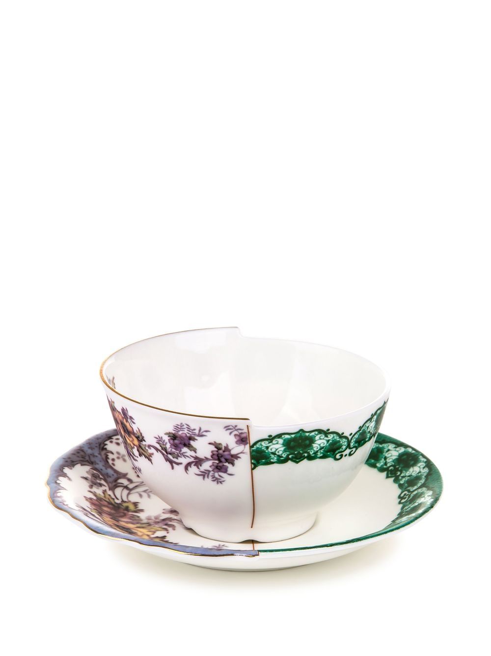 Seletti Hybrid Isidora 带茶碟茶杯 - 白色
