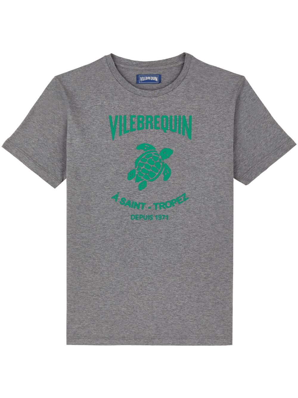 Vilebrequin 压纹logo T恤 - 灰色