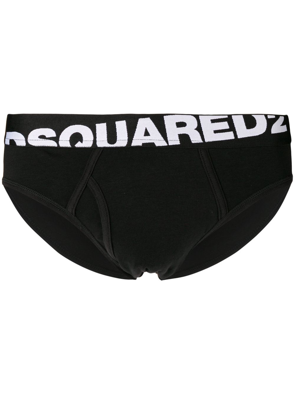 DSQUARED2 D2次方 标志腰带内裤 - 黑色