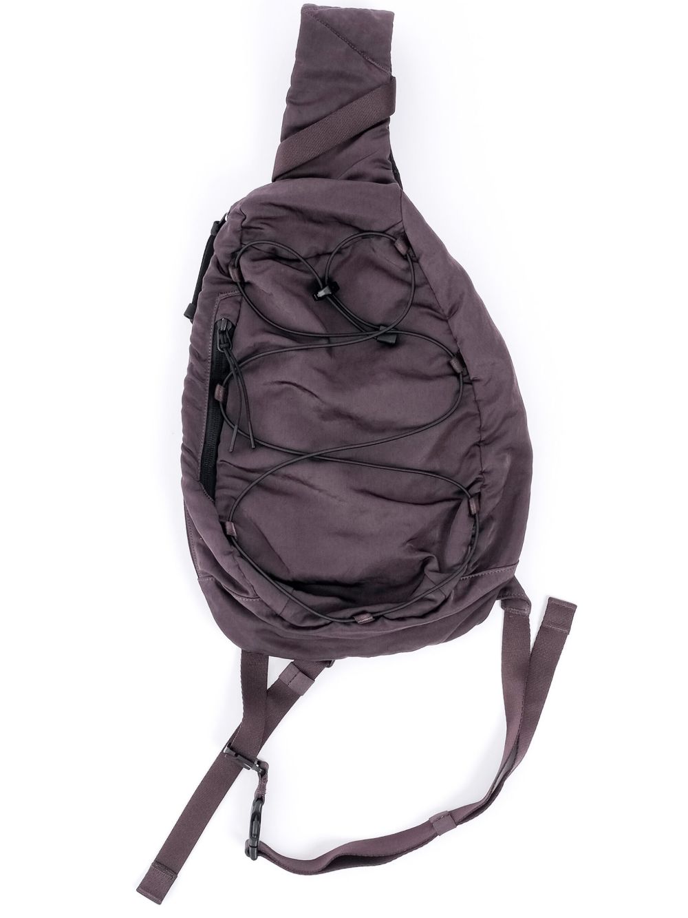C.P. Company Nylon B 斜挎双肩包 - 紫色