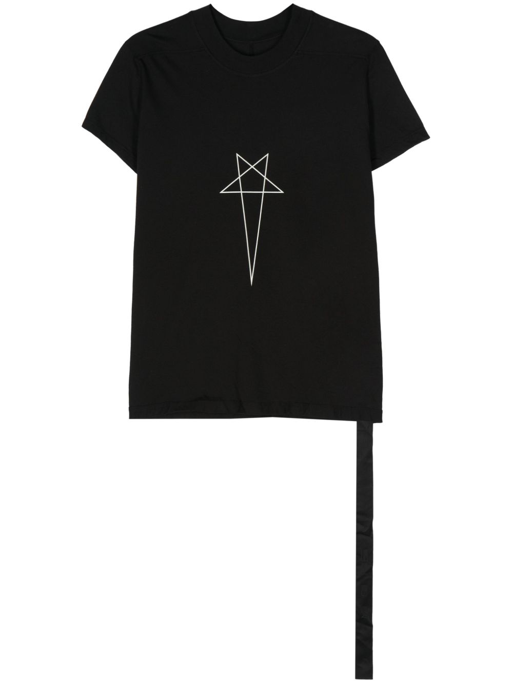 Rick Owens DRKSHDW Level T 棉T恤 - 黑色
