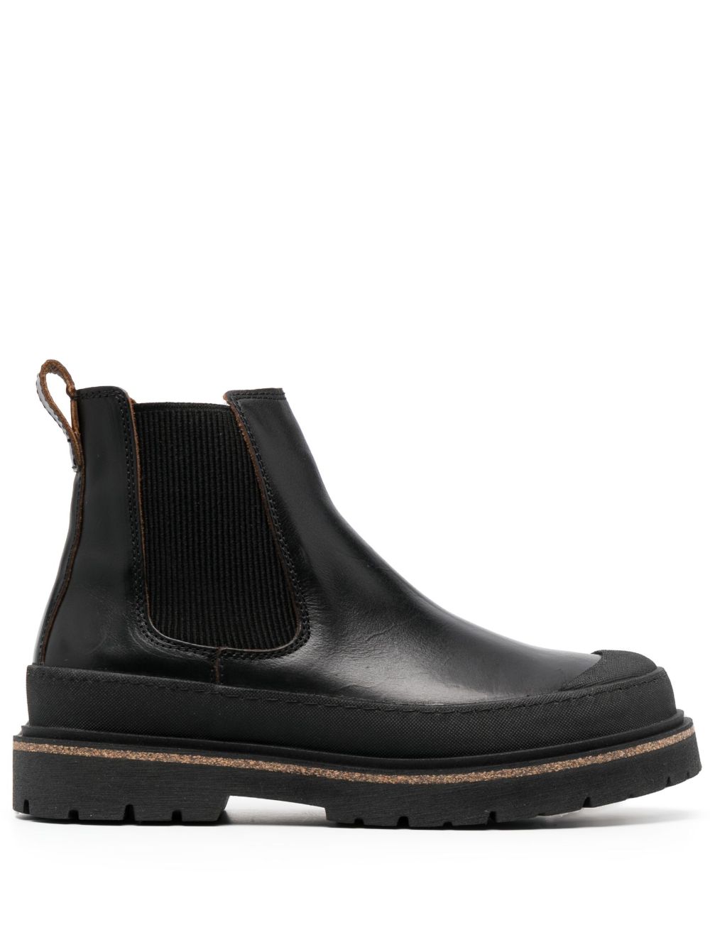 Birkenstock Prescott 皮质切尔西靴 - 黑色