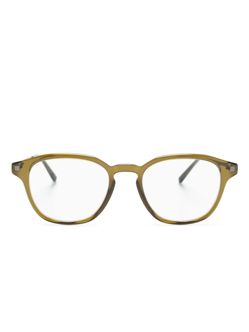 Mykita Pana 圆框眼镜 - 绿色