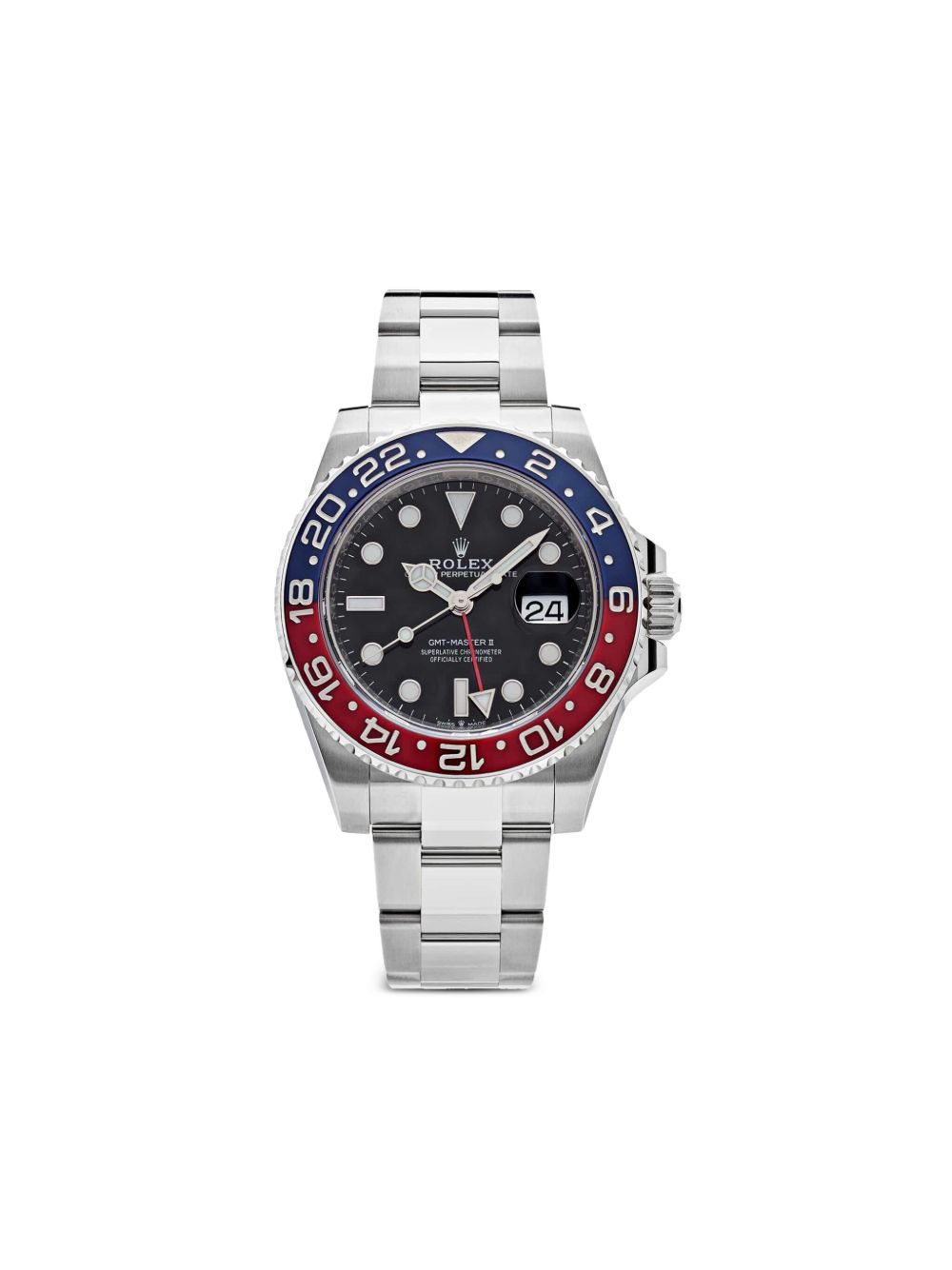 Rolex GMT-Master II Pepsi 40毫米腕表（2024年典藏款） - 黑色