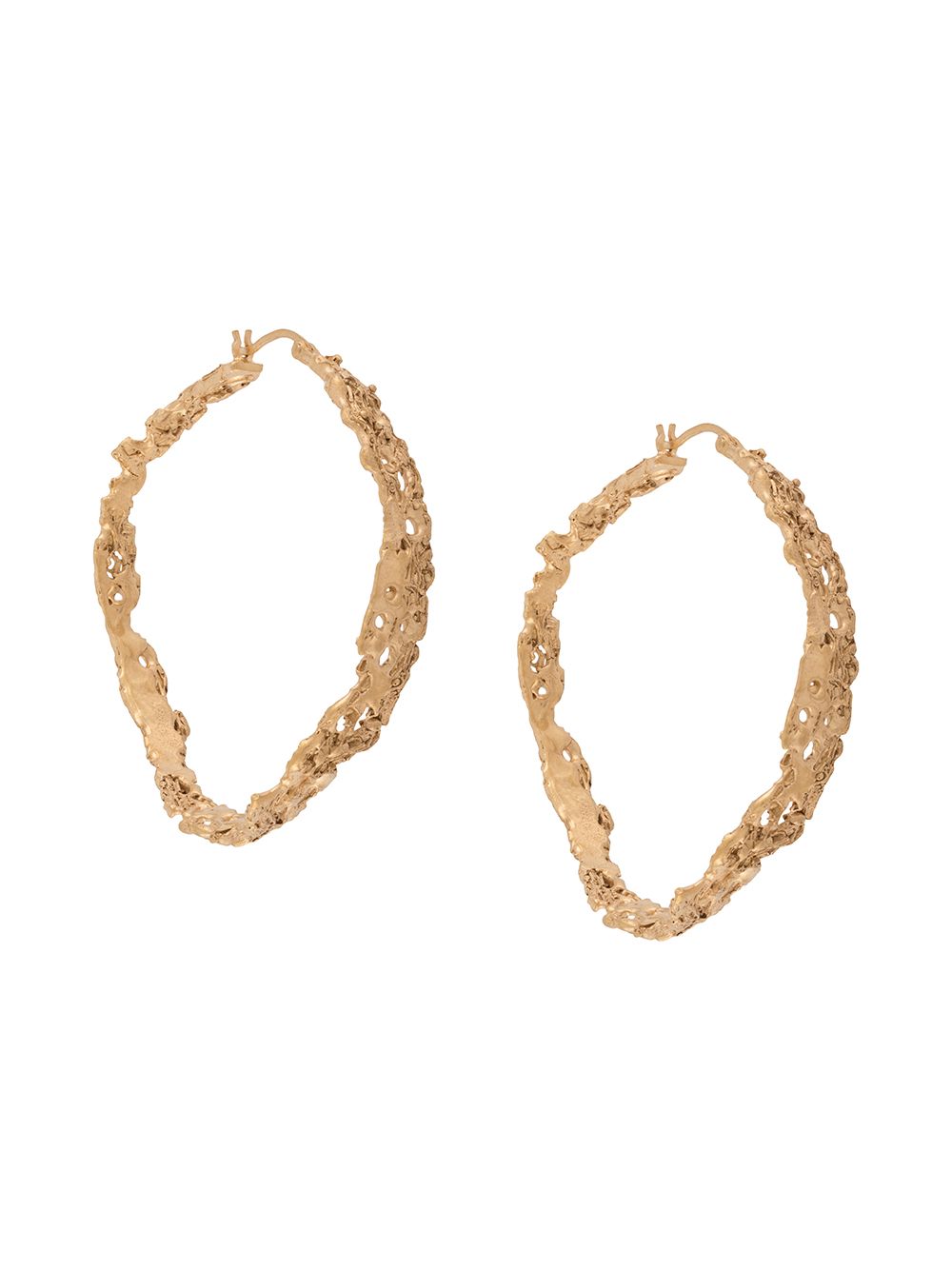 LOVENESS LEE Rebutia Large Hoop 耳环 - 金色